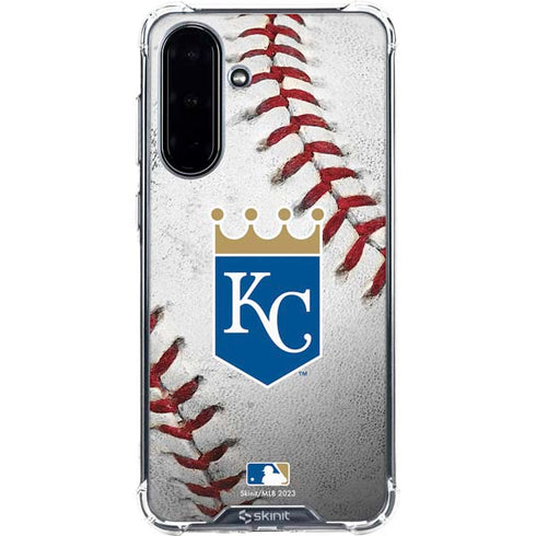 MLB Kansas City Royals Game Ball Galaxy A36 5G Clear Case