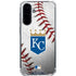 MLB Kansas City Royals Game Ball Galaxy A36 5G Clear Case