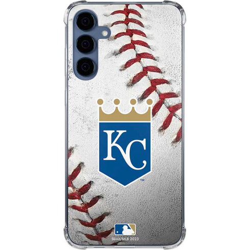 MLB Kansas City Royals Game Ball Galaxy A55 5G Clear Case