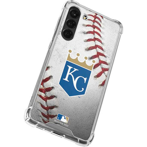 MLB Kansas City Royals Game Ball Galaxy S24 FE Clear Case