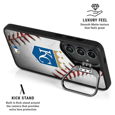 MLB Kansas City Royals Game Ball Galaxy S24 Plus Kickstand Case