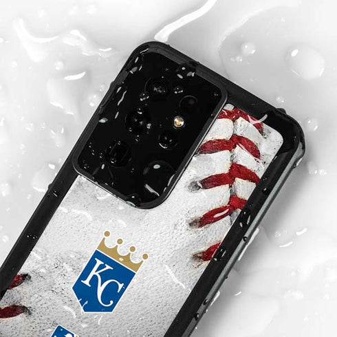 MLB Kansas City Royals Game Ball Galaxy S24 Ultra Waterproof Case