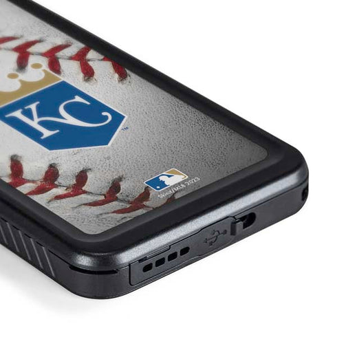 MLB Kansas City Royals Game Ball Galaxy S24 Waterproof Case