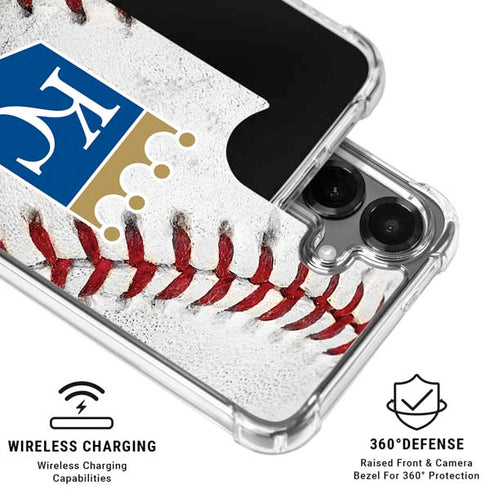 MLB Kansas City Royals Game Ball Galaxy S26 Clear Case