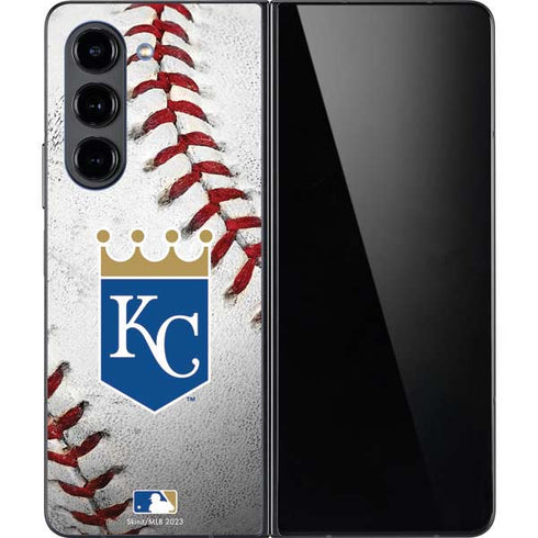 MLB Kansas City Royals Game Ball Galaxy Z Fold5 5G Skin