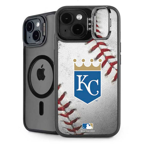 MLB Kansas City Royals Game Ball iPhone 15 Kickstand Case
