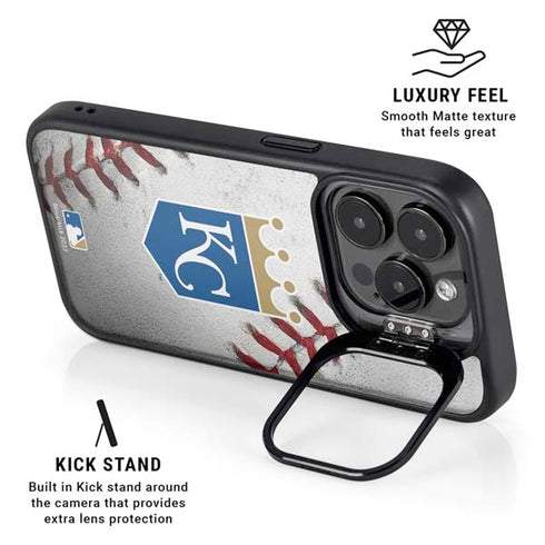 MLB Kansas City Royals Game Ball iPhone 15 Pro Max Kickstand Case