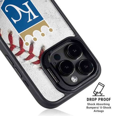 MLB Kansas City Royals Game Ball iPhone 15 Pro Max Kickstand Case