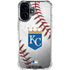 MLB Kansas City Royals Game Ball iPhone 16 Clear Case