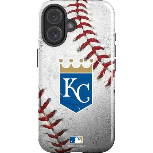 MLB Kansas City Royals Game Ball iPhone 16 Magsafe Impact Case