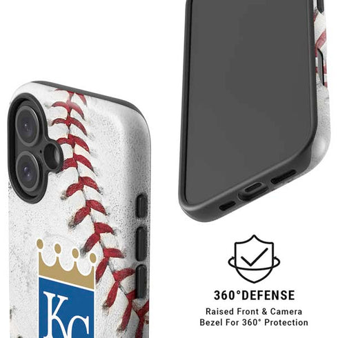 MLB Kansas City Royals Game Ball iPhone 16 Magsafe Impact Case