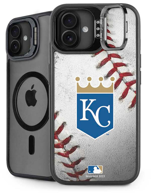 MLB Kansas City Royals Game Ball iPhone 16 Plus Kickstand Case