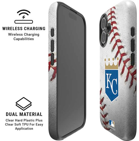 MLB Kansas City Royals Game Ball iPhone 16 Plus Magsafe Impact Case