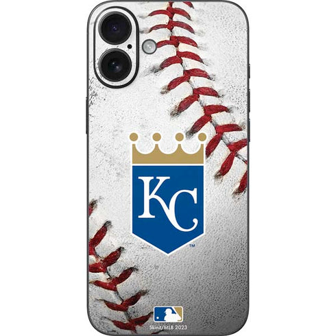 MLB Kansas City Royals Game Ball iPhone 16 Plus Skin