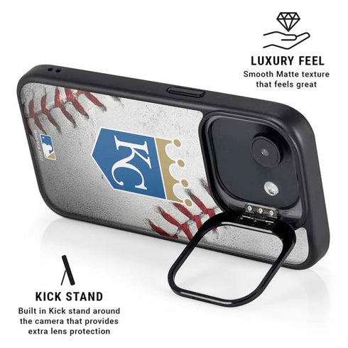 MLB Kansas City Royals Game Ball iPhone 16e Kickstand Case