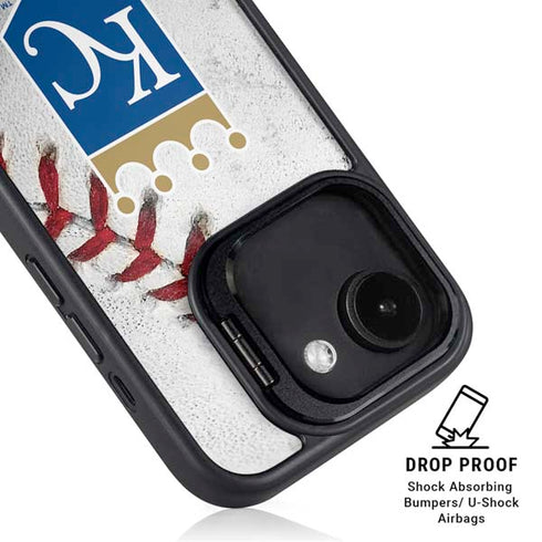 MLB Kansas City Royals Game Ball iPhone 16e Kickstand Case