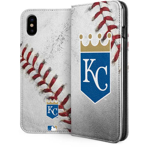 MLB Kansas City Royals Game Ball iPhone 8 Folio Case