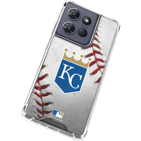 MLB Kansas City Royals Game Ball Moto G 5G (2025) Clear Case