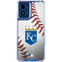 MLB Kansas City Royals Game Ball Moto G Play 4G (2024) Clear Case
