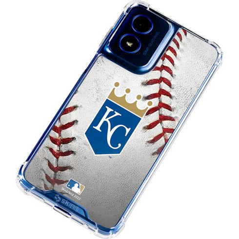 MLB Kansas City Royals Game Ball Moto G Play 4G (2024) Clear Case