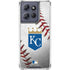 MLB Kansas City Royals Game Ball Moto G Play 5G (2025) Clear Case