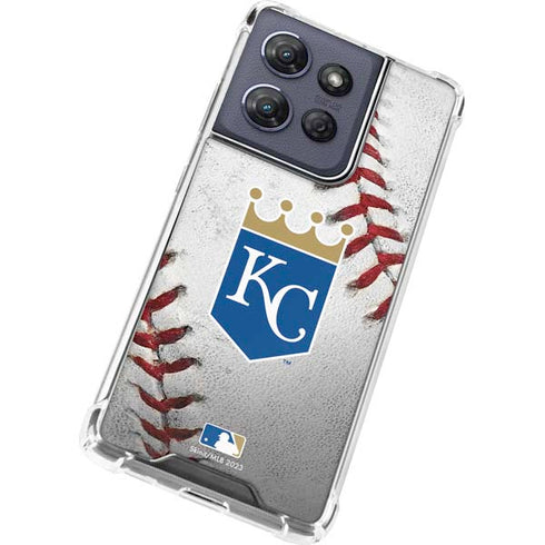 MLB Kansas City Royals Game Ball Moto G Play 5G (2025) Clear Case