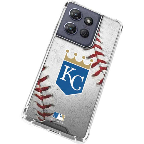 MLB Kansas City Royals Game Ball Moto G Power 5G (2025) Clear Case
