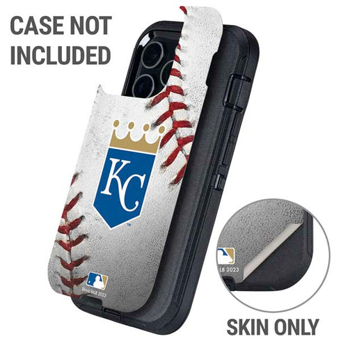 MLB Kansas City Royals Game Ball Otterbox Defender iPhone Skin
