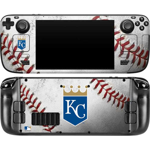 MLB Kansas City Royals Game Ball Steam Deck Handheld Gaming Computer OLED Skin