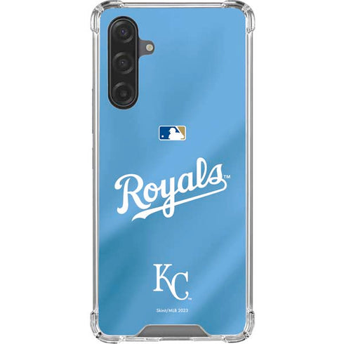 MLB Kansas City Royals Jersey Alternate Galaxy A17 Clear Case