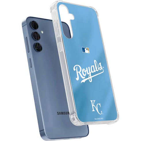 MLB Kansas City Royals Jersey Alternate Galaxy A35 5G Clear Case