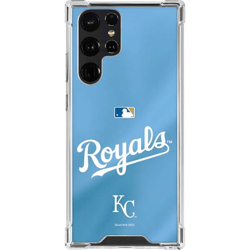 MLB Kansas City Royals Jersey Alternate Galaxy S23 Ultra Clear Case