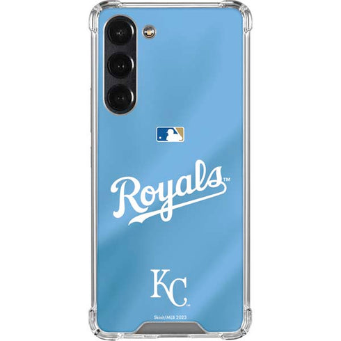 MLB Kansas City Royals Jersey Alternate Galaxy S24 FE Clear Case