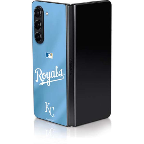 MLB Kansas City Royals Jersey Alternate Galaxy Z Fold5 5G Skin