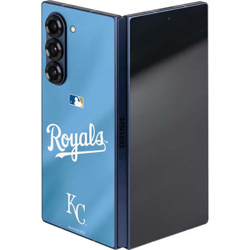 MLB Kansas City Royals Jersey Alternate Galaxy Z Fold6 Skin