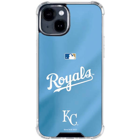 MLB Kansas City Royals Jersey Alternate iPhone 15 Clear Case