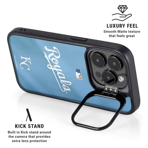 MLB Kansas City Royals Jersey Alternate iPhone 15 Pro Kickstand Case