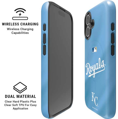 MLB Kansas City Royals Jersey Alternate iPhone 16 Magsafe Impact Case