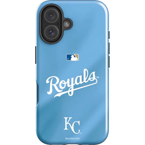 MLB Kansas City Royals Jersey Alternate iPhone 16 Plus Impact Case