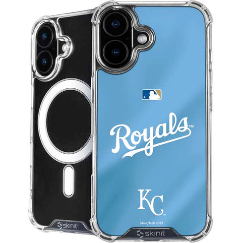 MLB Kansas City Royals Jersey Alternate iPhone 16 Plus MagSafe Case