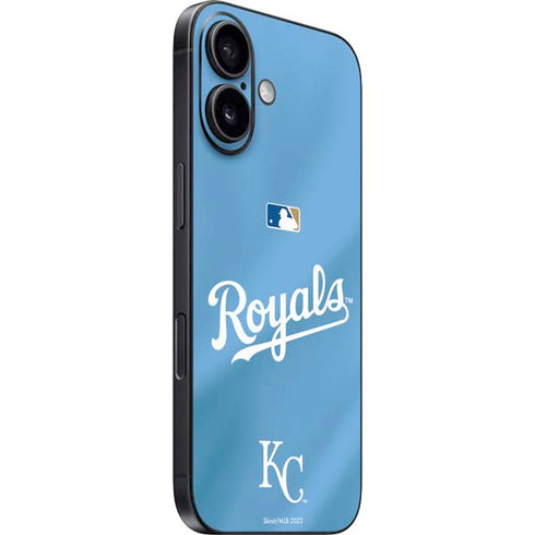 MLB Kansas City Royals Jersey Alternate iPhone 16 Plus Skin