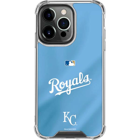 MLB Kansas City Royals Jersey Alternate iPhone 16 Pro Clear Case