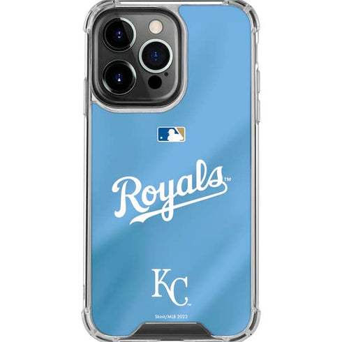 MLB Kansas City Royals Jersey Alternate iPhone 16 Pro Max Clear Case