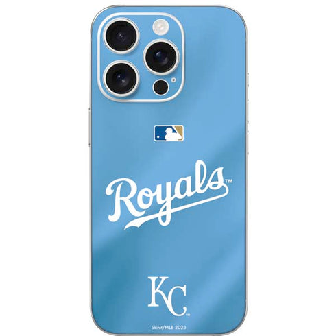 MLB Kansas City Royals Jersey Alternate iPhone 16 Pro Skin