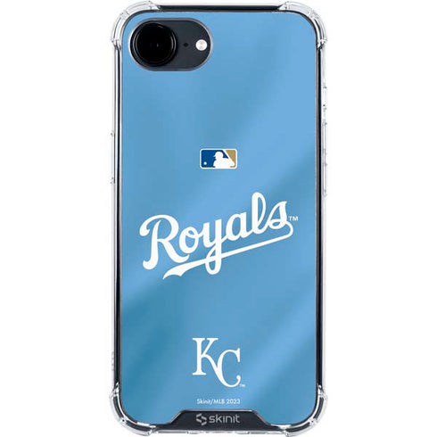 MLB Kansas City Royals Jersey Alternate iPhone 16e Clear Case