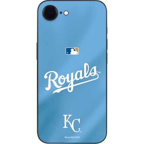 MLB Kansas City Royals Jersey Alternate iPhone 16e Skin