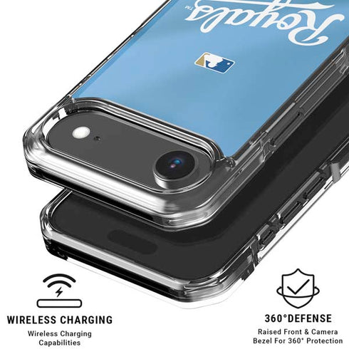 MLB Kansas City Royals Jersey Alternate iPhone 17 Air Clear Case