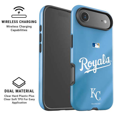 MLB Kansas City Royals Jersey Alternate iPhone 17 Air Magsafe Impact Case