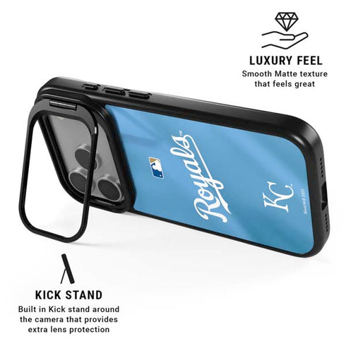 MLB Kansas City Royals Jersey Alternate iPhone 17 Pro Kickstand Case