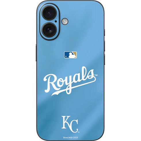 MLB Kansas City Royals Jersey Alternate iPhone 17 Skin
